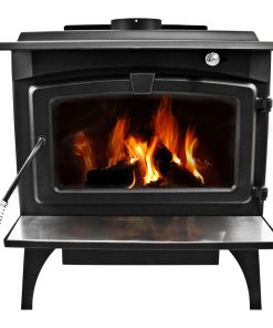 Pleasant Hearth 1800 Sq. Ft. Medium wood stove w/legs, lg ss ash lip, blower