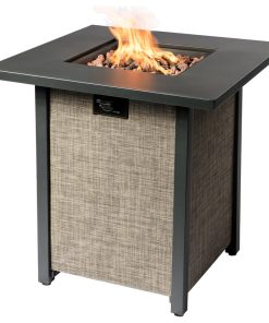 28"Textilene Base Metal top Propane Firepit