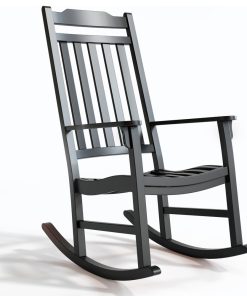 World's Finest Outdoor Rocker - Painted Black