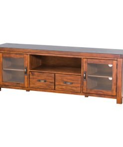 Sunny Designs Tuscany Media Cabinet In Vintage Mocha Finish 3609VM-74