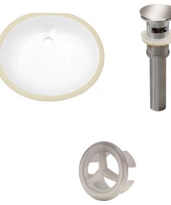 16.5-in. W Bathroom Undermount Sink Set RPBK-20672