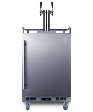 Summit SBC682CFTWIN 24"W 5.6 Cu. Ft. - Stainless Steel