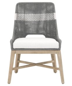Tapestry Dining Chair, Dove Flat Rope, Set of 2