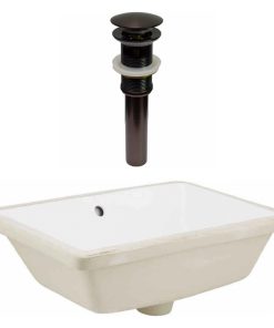 18-in. W Bathroom Undermount Sink Set RPBK-31847