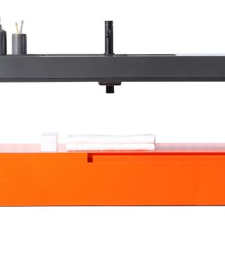 Texel Freestanding Vanity, Red Amber, 42"