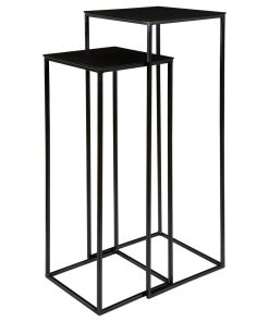 Uttermost Coreene Nesting Pedestal Tables, Set of 2