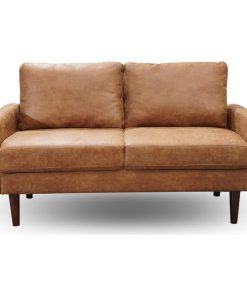 The Felix II - Antique Leather Loveseat