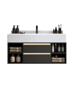 40" Floating Bathroom Vanity Cabinet with Drawer Undermount Sink Without Mirror