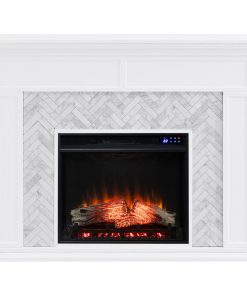 Torlington Electric Fireplace - Marble