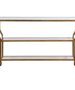 Uttermost Deline Gold Console Table