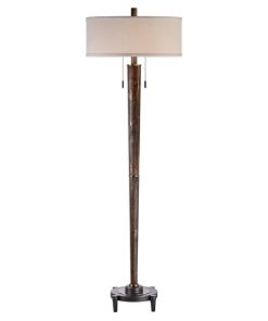 Uttermost Rhett Burnished Oak Floor Lamp 28119-1