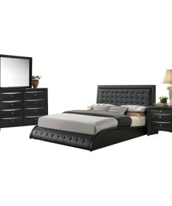 Tirrel 4-Piece Upholstered Bedroom Set, Queen
