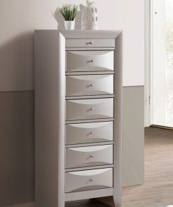 7-Drawer Lingerie Chest, Silver