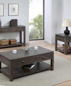 Sunset Trading Shades Of Gray 3 Piece Living Room Table Set DLU-EL1602-04-08
