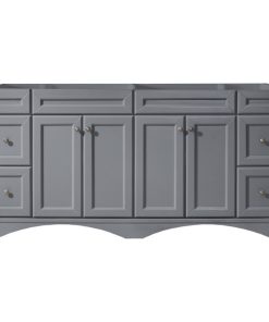 Virtu USA Talisa 72" Bathroom Storage Organizer Medicine Cabinet Only, Gray