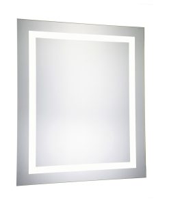4 Sides Led Electric Mirror Rectangle W32"H40" Dimmable 5000K