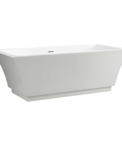 Vanity Art Freestanding Acrylic Bathtub, 32"x67"x24"