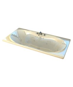 Venzi Bello 36 x 72 Rectangular Soaking Bathtub with Center Drain By Atlantis