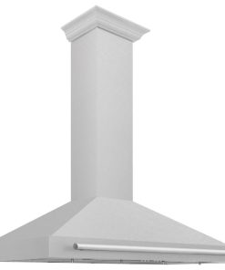 48" DuraSnow Stainless Steel Range Hood, Stainless Steel Handle, Durasnow