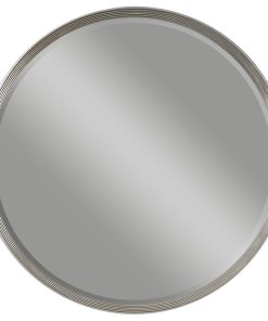 Uttermost Serenza Round Silver Mirror
