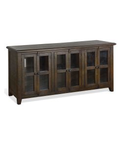Sunny Designs 70" Wood TV Cabinet for TVs up to 80" in Tobacco Leaf