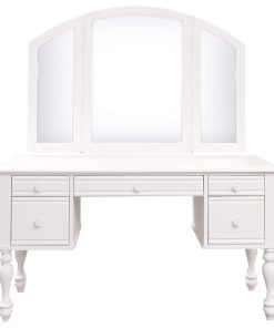 3 Piece Vanity Set, Elegant English Dovetail Construction, Oyster White