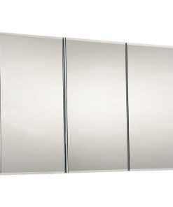 Tri-View Series Medicine Cabinet, 48"x30", Beveled Edge