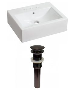20.25-in. W Bathroom Vessel Sink Set RPBK-31048