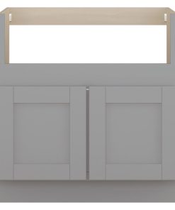 Sunny Wood GSB33FS-A Grayson 33"W Double Door Farm Sink Base - Dove Gray