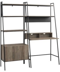 2-Piece Home Office Set, Gray Wash