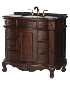 40-Inch Antique Style Single Sink Bathroom Vanity Model 4000-BN