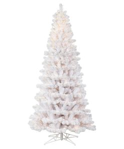 White Series Artificial Christmas Tree , Warm White, 9'