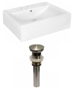 20.25-in. W Bathroom Vessel Sink Set RPBK-31594