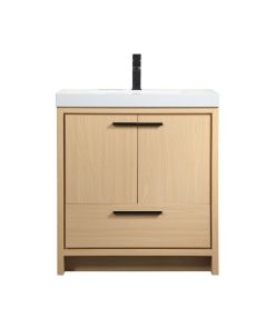 Walker 30" Single Bathroom Vanity, Maple