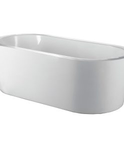 Willow Collections Newport Modern Contemporary Freestanding Acrylic Bath Tub 73