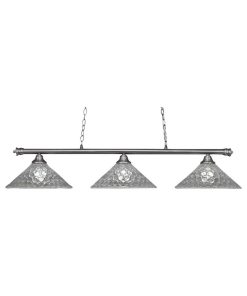 Toltec Lighting 373-BN-411 Oxford - Three Light Billiard