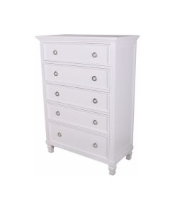 Trabuco Casual Contemporary Chest, White