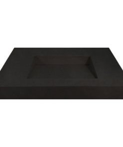 37" Black Pearl Polished Granite