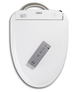 Toto Washlet S350e Bidet Toilet Seat, Auto Open and Close, Round, Cotton White