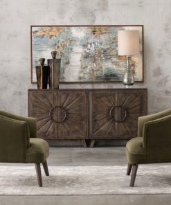 Uttermost Behind The Falls Abstract Art