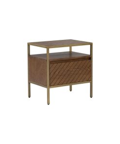 Willingham Bedside Table/Nightstand, Solid Acacia Wood