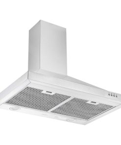 WRRV430 30 in. Rear-Vented Wall Mount Pyramid Range Hood in Stainless Steel