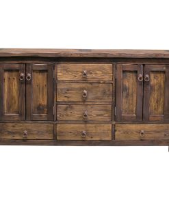 Willow Reclaimed Double Sink Vanity, Espresso, 60"x22"x36", Double Sink