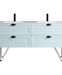 Wasilla Dual Mount Vanity, Light Blue, 60"