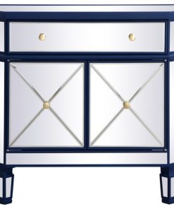 32" Mirrored Cabinet, Blue