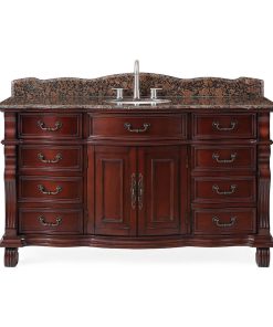 60" Finest Workmanship All Wood Hopkinton Bathroom Sink Vanity