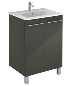 Unit 24" Saphir 2 D Anthracite with basin