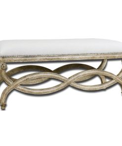 Uttermost Karline Natural Linen Bench 23075