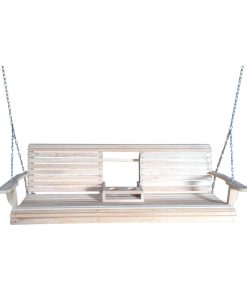 6' Cypress Flip Cup Holder Swing, Water Sealed