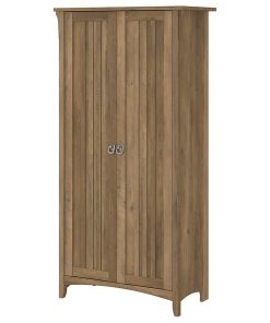 Tall Storage Cabinet, Mission Doors With Adjustable Shelves, Reclaimed Pine